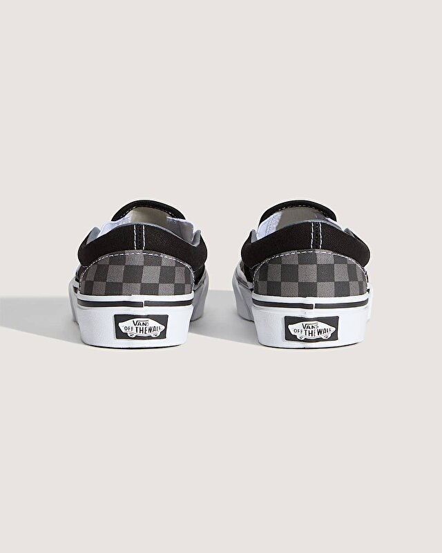 ÇOCUK CLASSIC SLIP-ON AYAKKABI (4-8 YAŞ) (Checkerboard) Blk/Pewter