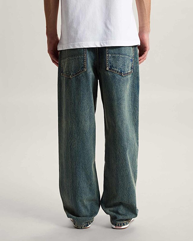 CHECK-5 LOOSE DENIM PANTOLON Dirty Wash