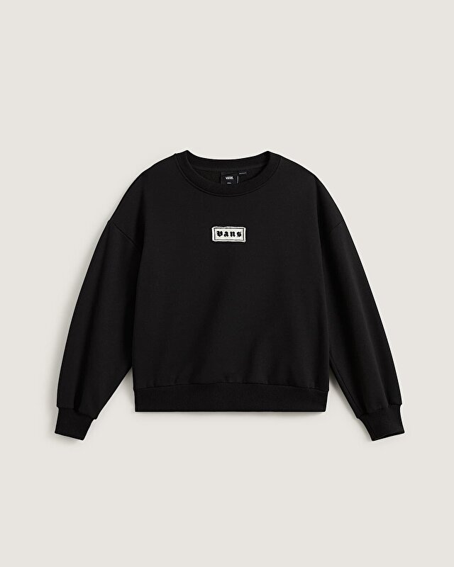 UPWORN RETRO CREW SWEATSHIRT Black