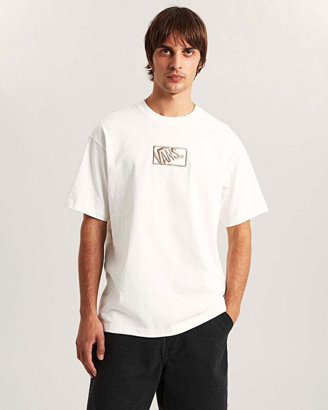 BLOCKED BOX LOOSE TİŞÖRT Egret