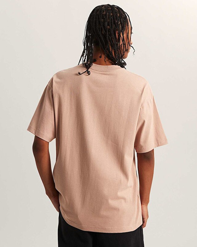 BLOCKED BOX LOOSE TİŞÖRT Warm Taupe