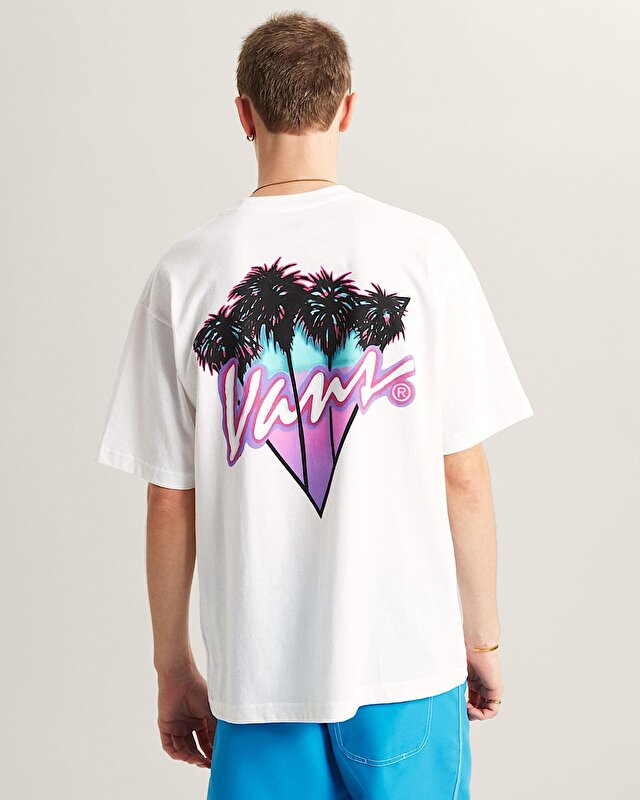 PALM DRIVE TİŞÖRT White