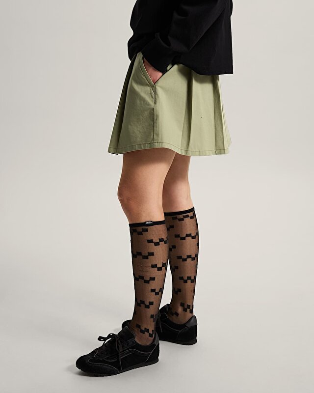 AUTHENTIC CHINO MİNİ ETEK Soft Sage