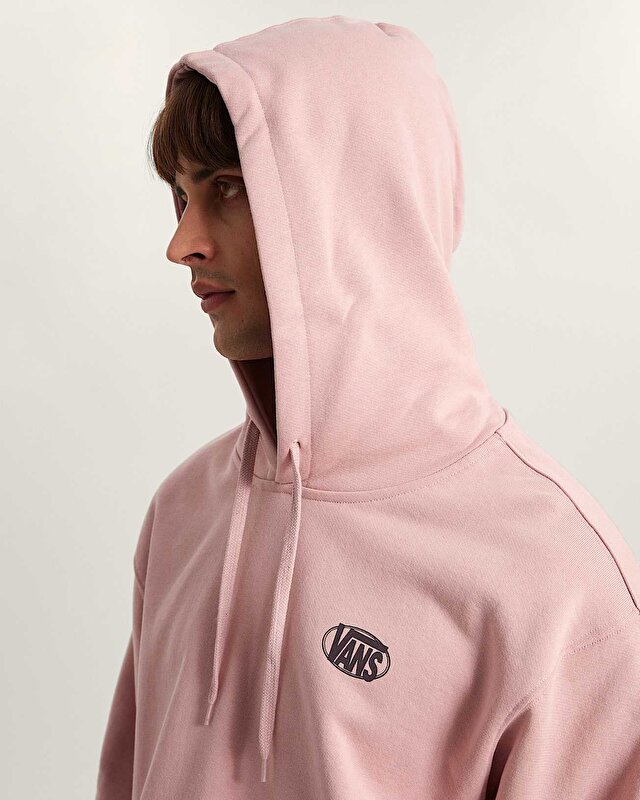 OVAL LOGO LOOSE KAPÜŞONLU ÜST Misty Mauve