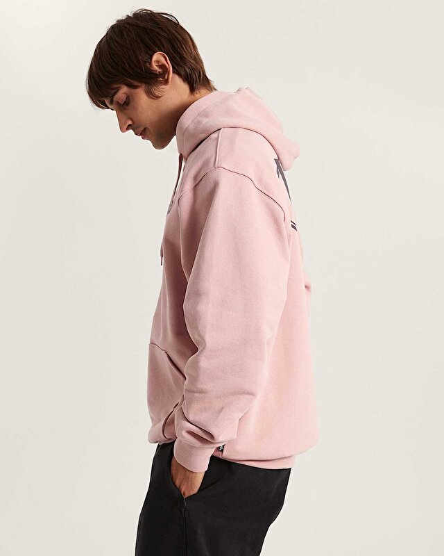 OVAL LOGO LOOSE KAPÜŞONLU ÜST Misty Mauve