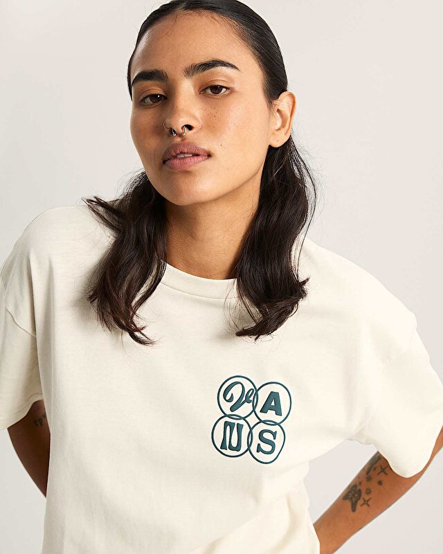 ELLIPSE OVERSIZE TİŞÖRT Oatmeal