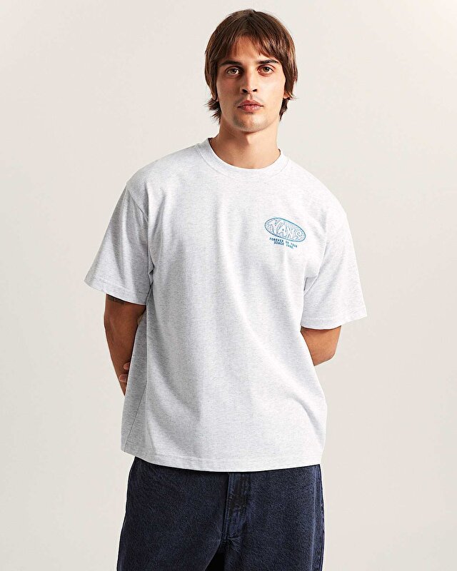 WORLD TOUR LOOSE TİŞÖRT Light Grey Heather