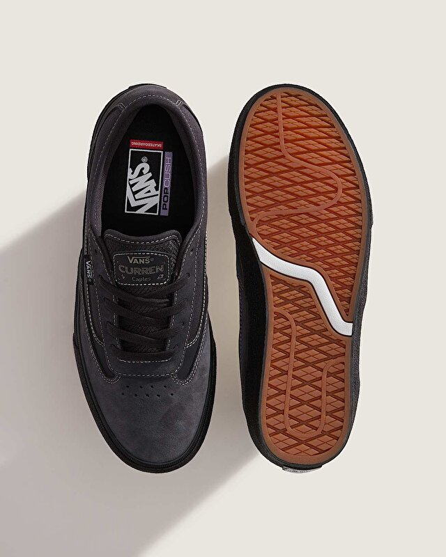 SKATE CURREN CAPLES AYAKKABI Charcoal/Black