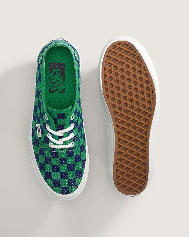 PREMIUM AUTHENTIC CHECKERBOARD AYAKKABI Green/Navy