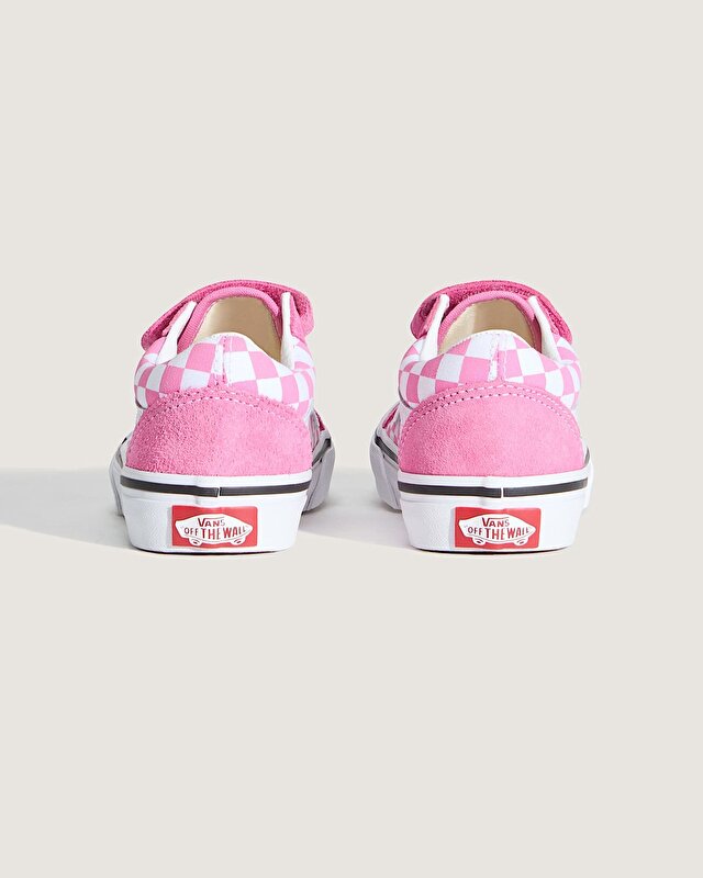 ÇOCUK OLD SKOOL V CHECKERBOARD AYAKKABI (4-8 YAŞ) Pink Fizz