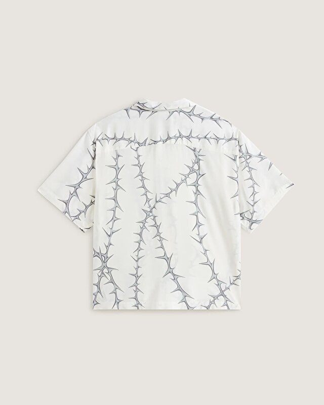 VAN DOREN PRINTED CAMP TİŞÖRT White