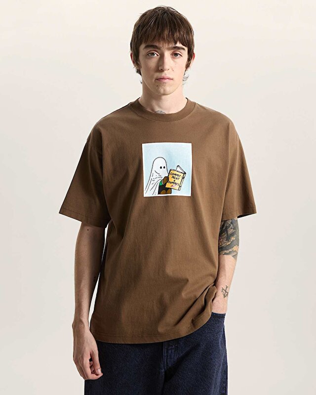 COMMITMENT 4 DUMMIES LOOSE TİŞÖRT Vintage Cocoa