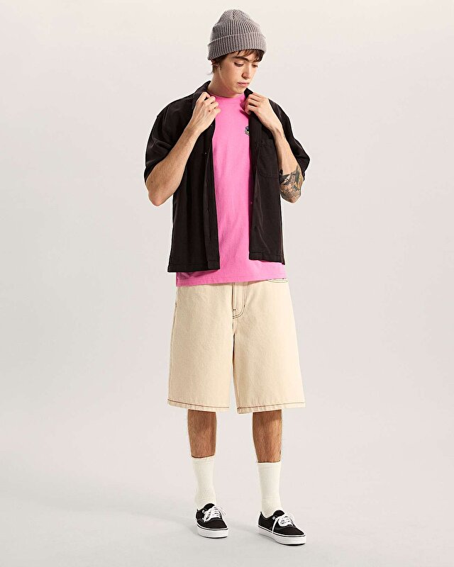 VAN DOREN TENCEL CHECK CAMP GÖMLEK Black
