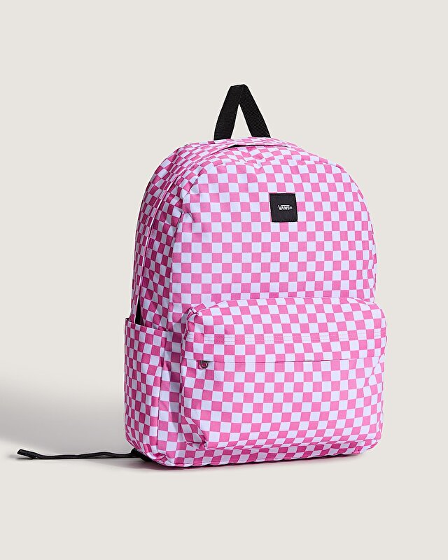OLD SKOOL CHECK SIRT ÇANTASI Pink Fizz