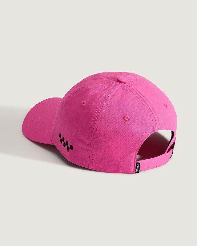 CHECK SIDE CURVED BILL JOCKEY ŞAPKA Pink Fizz
