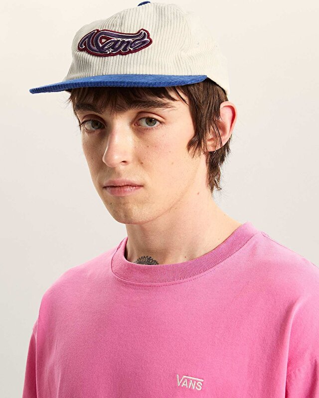 WAVY SCRIPT JOCKEY ŞAPKA True Blue