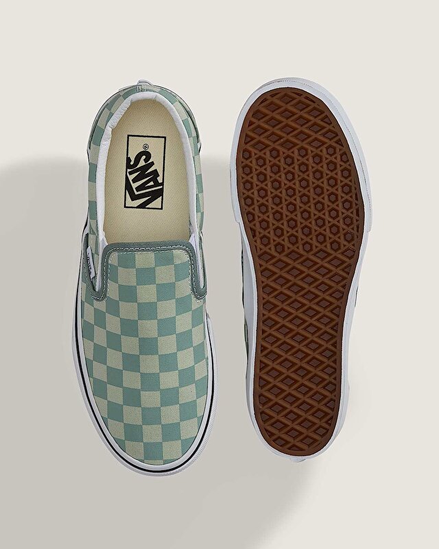 CLASSIC SLIP-ON PLATFORM AYAKKABI Dusty Mint/Mint Shadow