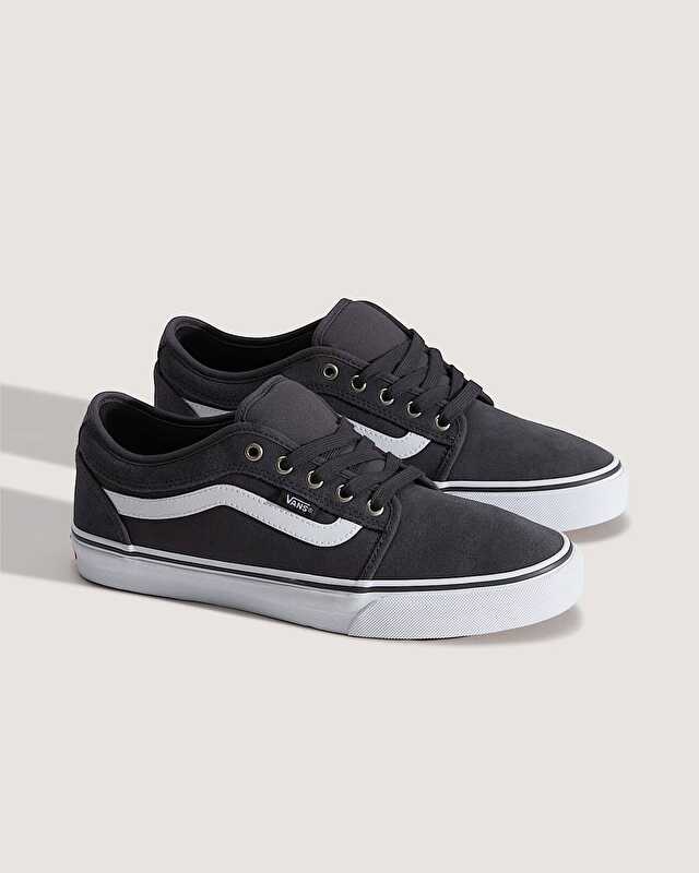 SKATE CHUKKA LOW SIDESTRIPE AYAKKABI Charcoal/White