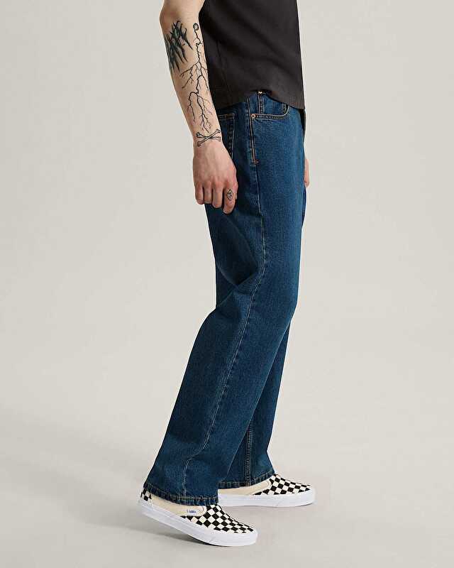 CHECK 5 STRAIGHT DENIM PANTOLON Vintage Indigo