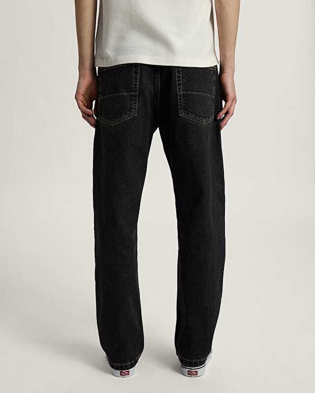 CHECK 5 STRAIGHT DENIM PANTOLON Washed Black