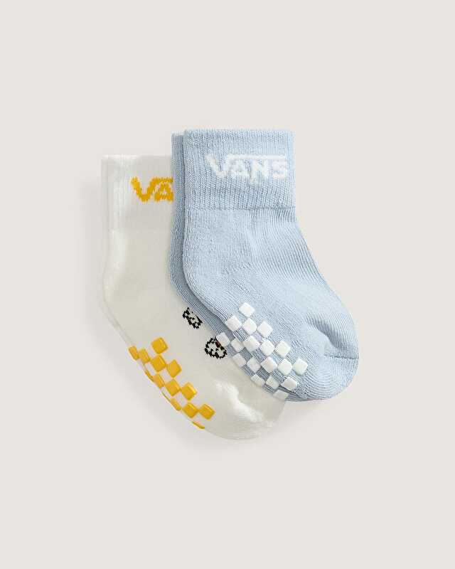 BEBEK CLASSIC CREW ÇORAP (0-1 YAŞ) (2 ÇİFT) Soft Slate