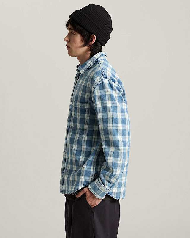 LAWSON VINTAGE INDIGO GÖMLEK Bleach Indigo