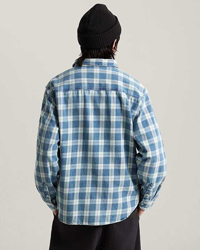 LAWSON VINTAGE INDIGO GÖMLEK Bleach Indigo