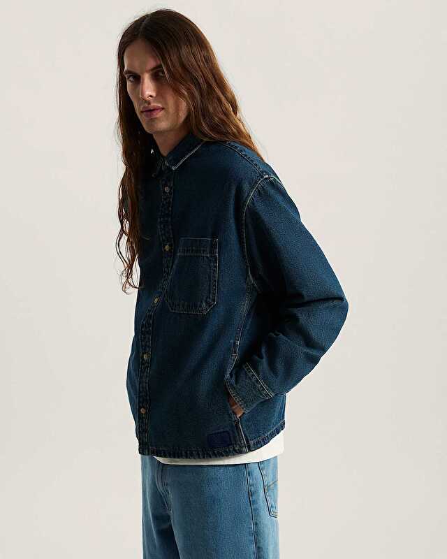 MARTINEZ DENIM GÖMLEK Vintage Indigo/Incense