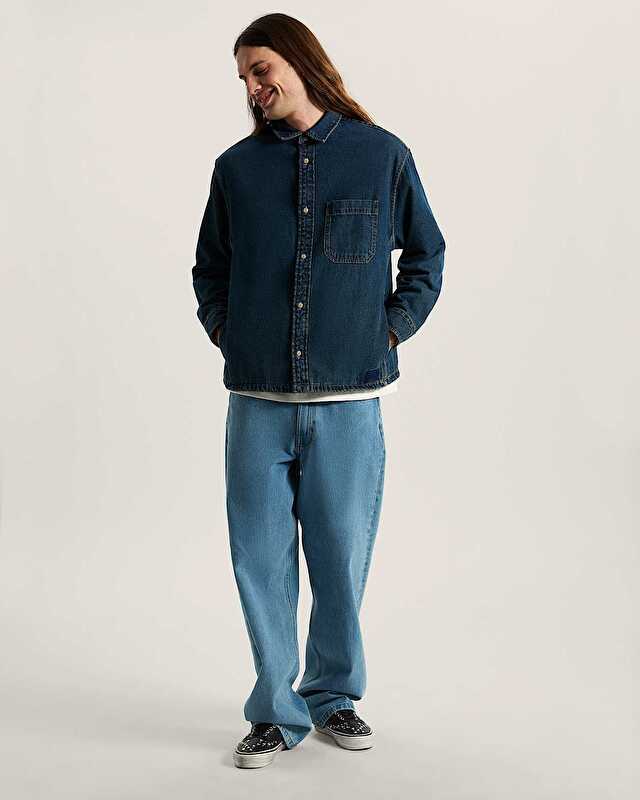 MARTINEZ DENIM GÖMLEK Vintage Indigo/Incense