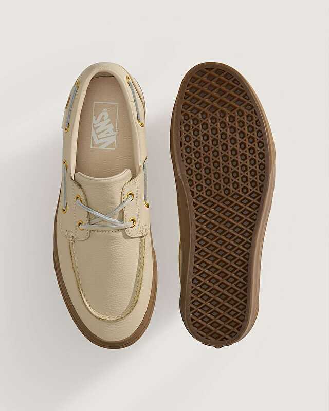 2-EYELET BOAT SHOE AYAKKABI Tan