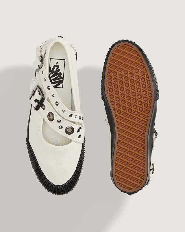 MARY JANE STRAPS AYAKKABI Marshmallow/Black