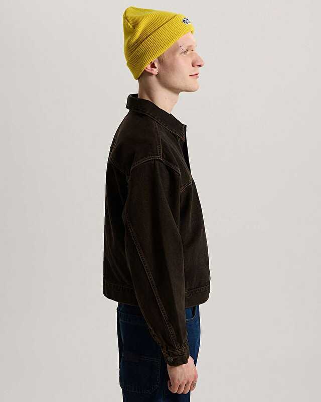 CHECK 5 DENIM TRUCKER CEKET Black/Vintage Cocoa