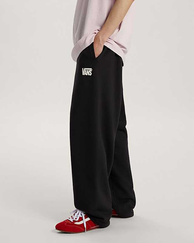 STRETCH LOGO STRAIGHT PANTOLON Black