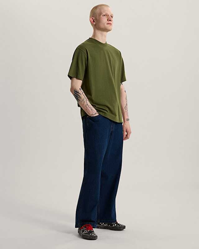 DRILL CHORE BAGGY CARPANTER PANTOLON Dark Rinse