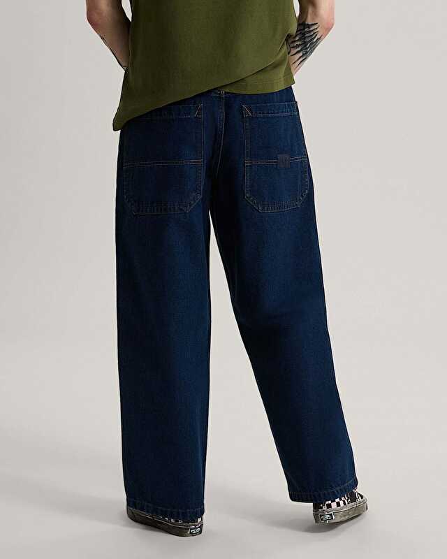 DRILL CHORE BAGGY CARPANTER PANTOLON Dark Rinse