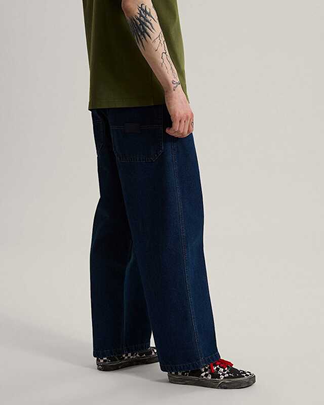 DRILL CHORE BAGGY CARPANTER PANTOLON Dark Rinse