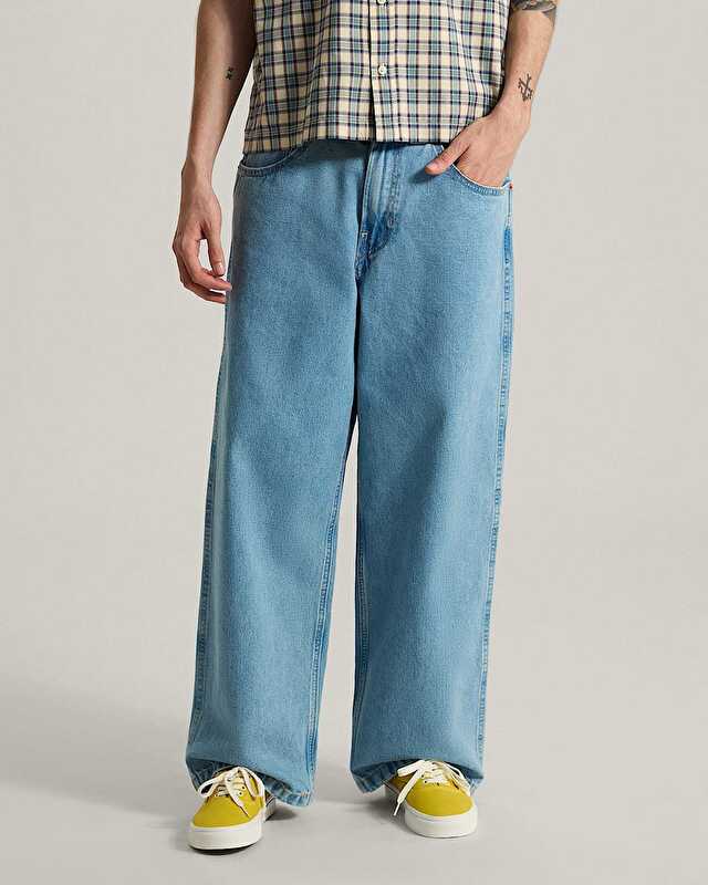 DRILL CHORE BAGGY CARPANTER PANTOLON Light Stonewash