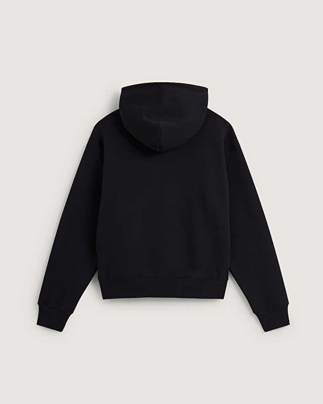 STRETCH LOGO FERMUARLU SWEATSHIRT Black/White