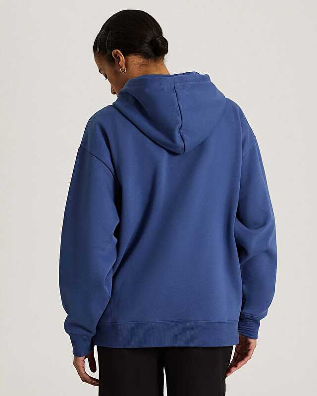 CALI STAMP OVERSIZE KAPÜŞONLU ÜST True Navy