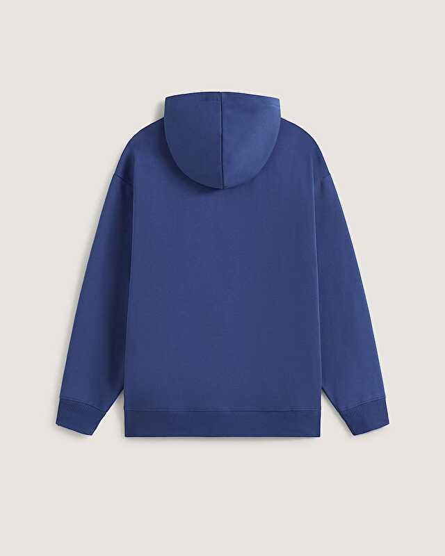CALI STAMP OVERSIZE KAPÜŞONLU ÜST True Navy