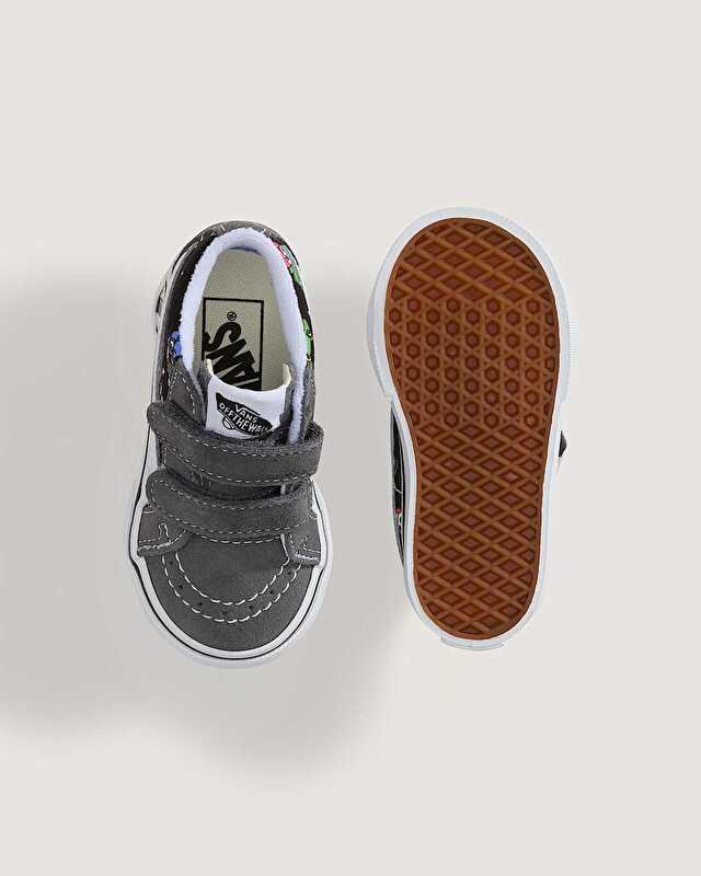 KÜÇÜK ÇOCUK SK8-MID REISSUE V AYAKKABI (1-4 YAŞ) Pewter/Black