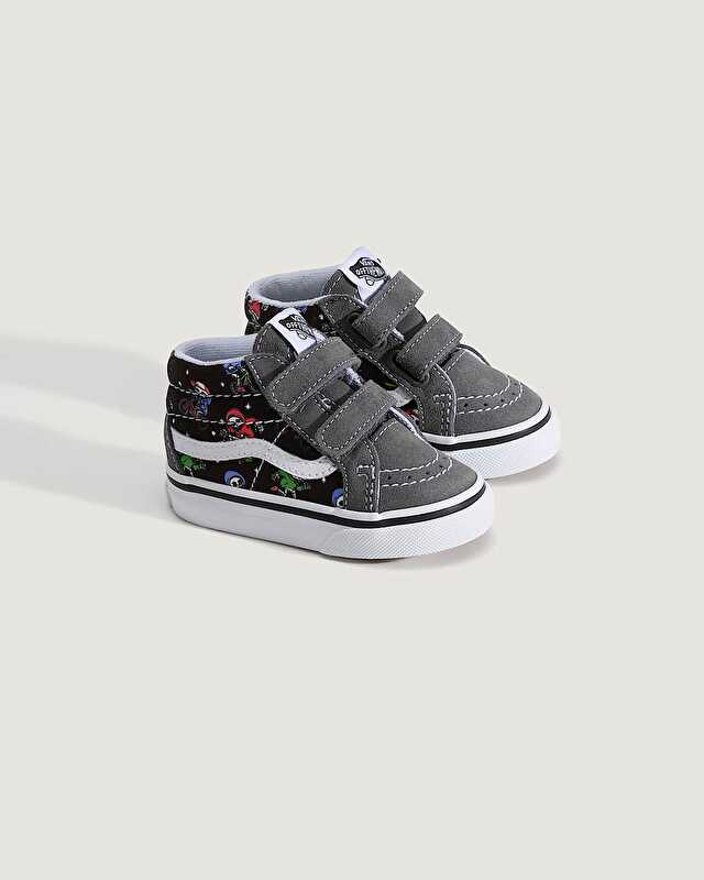KÜÇÜK ÇOCUK SK8-MID REISSUE V AYAKKABI (1-4 YAŞ) Pewter/Black