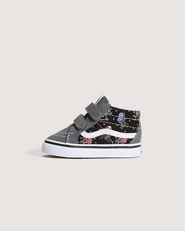 KÜÇÜK ÇOCUK SK8-MID REISSUE V AYAKKABI (1-4 YAŞ) Pewter/Black