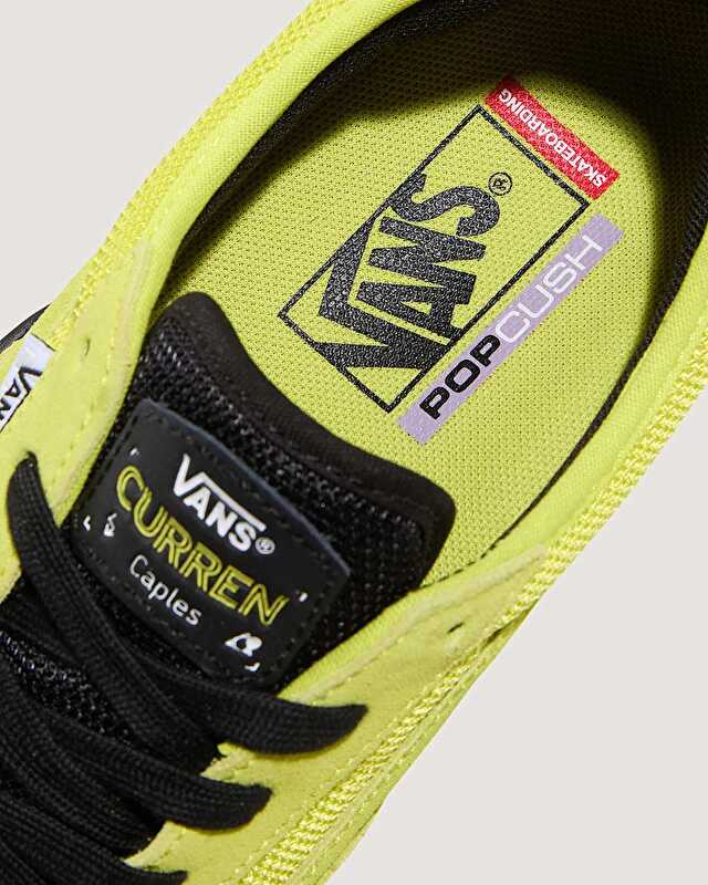 SKATE CURREN CAPLES AYAKKABI Fluro Lime/Black