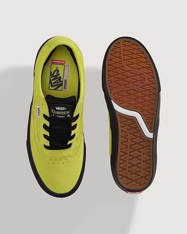 SKATE CURREN CAPLES AYAKKABI Fluro Lime/Black