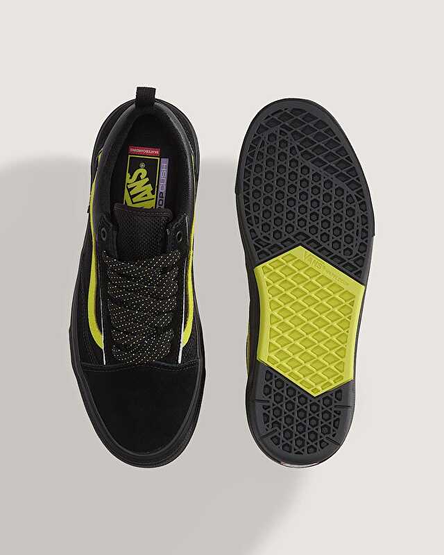 SKATE OLD SKOOL WAFFLECUP AYAKKABI Black/Lime