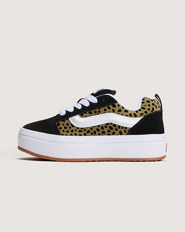 KNU SKOOL PLATFORM LIGHT AYAKKABI Olive Brown/Black