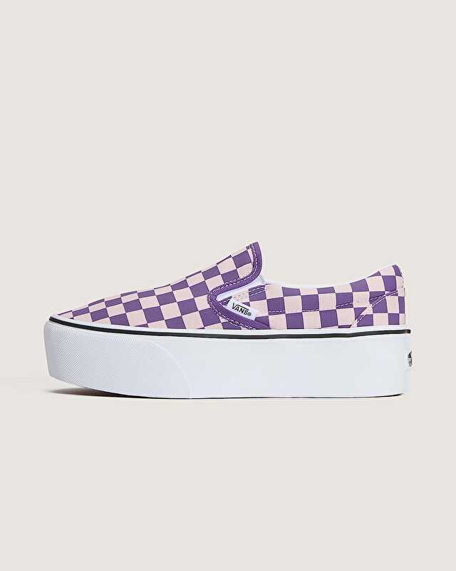 CLASSIC SLIP-ON PLATFORM AYAKKABI Pale Pink/Prism Purple