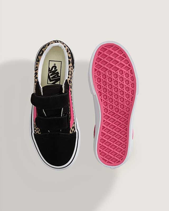 ÇOCUK OLD SKOOL V AYAKKABI (4-8 YAŞ) Pink Velvet/Black