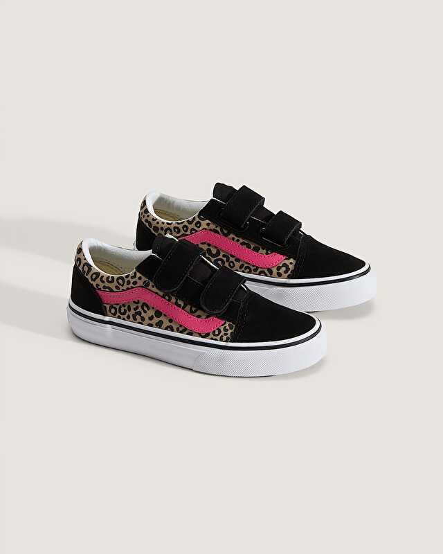 ÇOCUK OLD SKOOL V AYAKKABI (4-8 YAŞ) Pink Velvet/Black